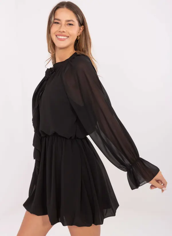RUE PARIS Dress-MI-SK-A1554.26-black