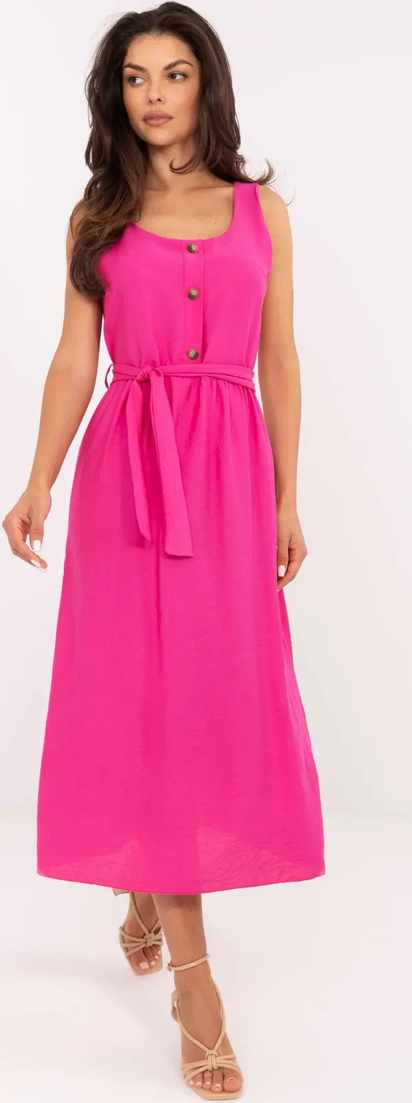 Italy Moda Dress-MI-SK-A1710.60-fuchsia