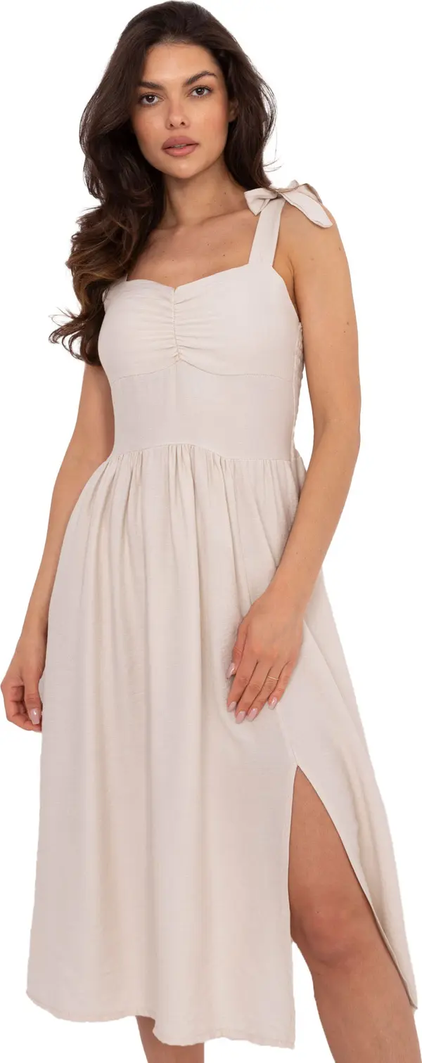 Italy Moda Dress-MI-SK-A1830.69-beige