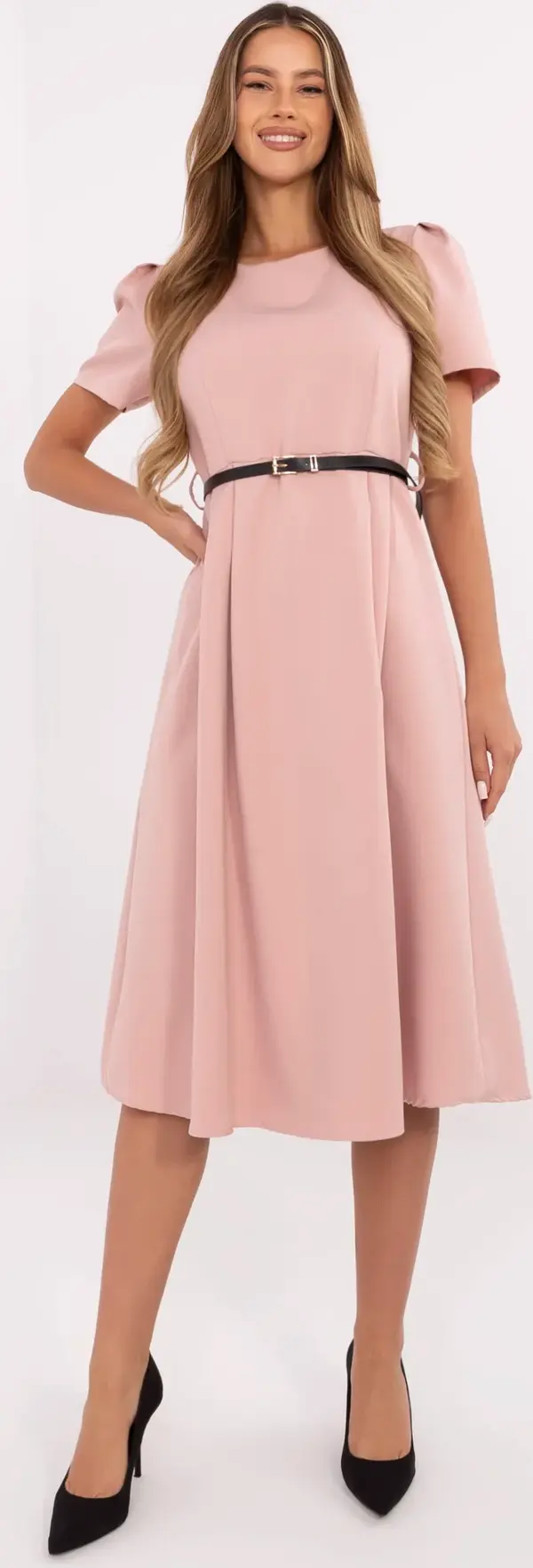 Italy Moda Dress-MI-SK-A2328.41-dark pink