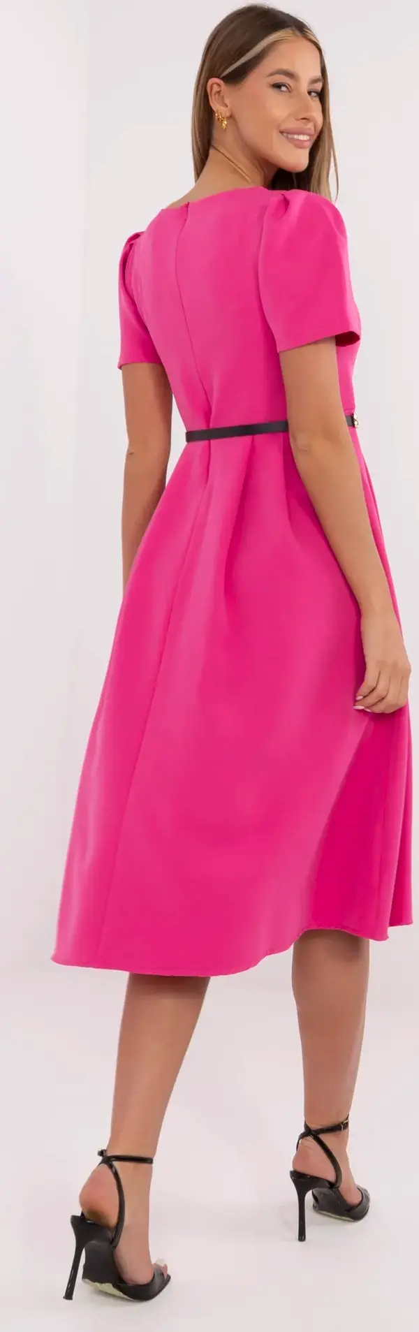 Italy Moda Dress-MI-SK-A2328.41-fuchsia