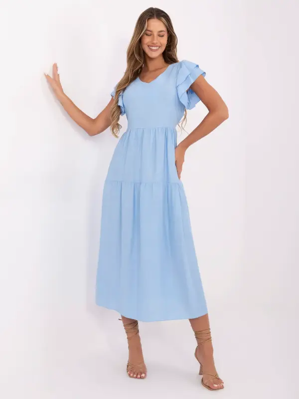 Italy Moda Dress-MI-SK-A2489.21-light blue