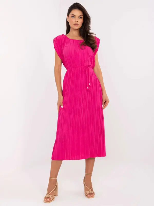 Italy Moda Dress-MI-SK-A2576.86-fuchsia