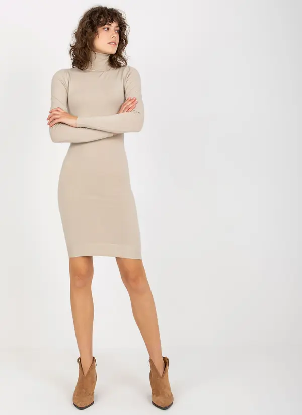 Trendy. ING Dress-NM-SK-NG-2309.17X-light beige