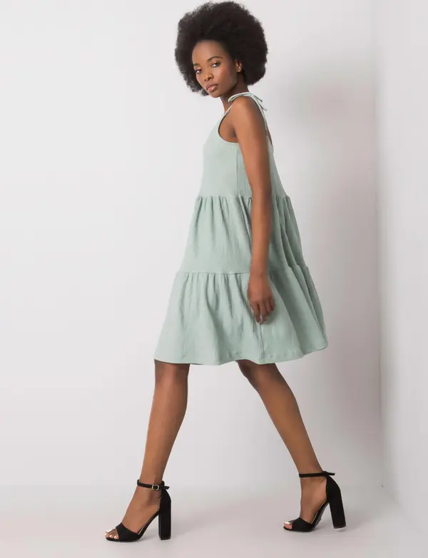 RUE PARIS Dress-RO-SK-2570.19-pistachio