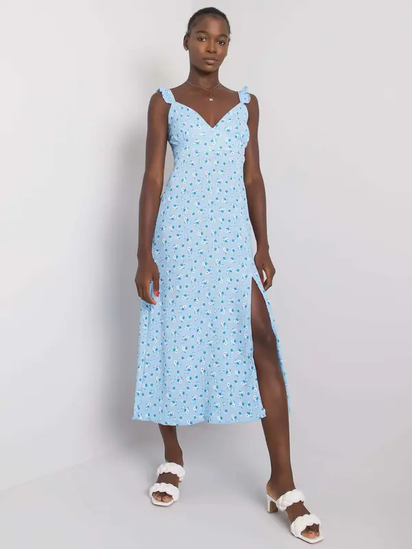 RUE PARIS Dress-RO-SK-8004.02P-light blue