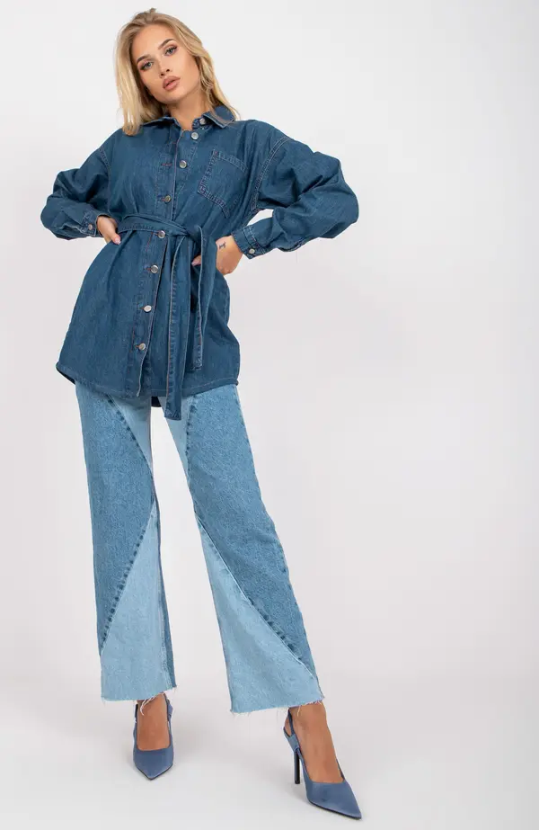 RUE PARIS Dress-RO-SK-ELB-2312.58-dark blue