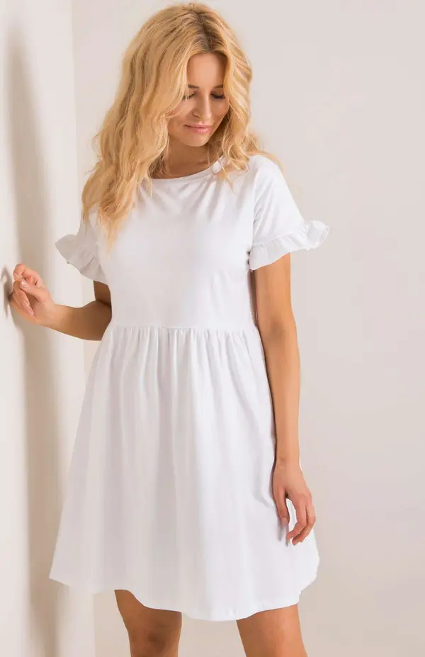 RUE PARIS Dress-RV-SK-5576.04-white