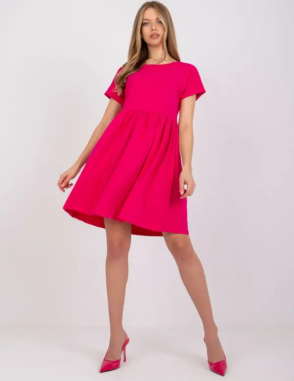 RUE PARIS Dress-RV-SK-5672.03P-fuchsia