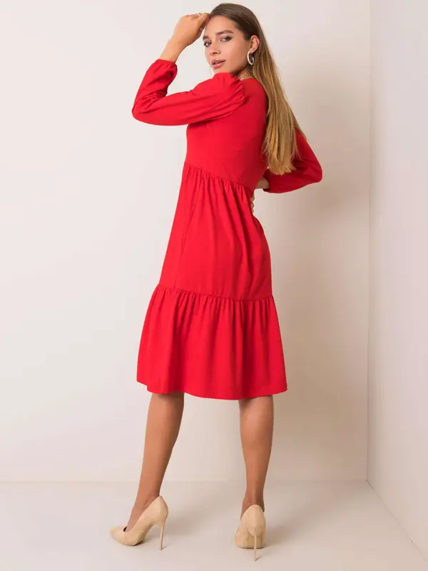 RUE PARIS Dress-RV-SK-5832.18X-Red