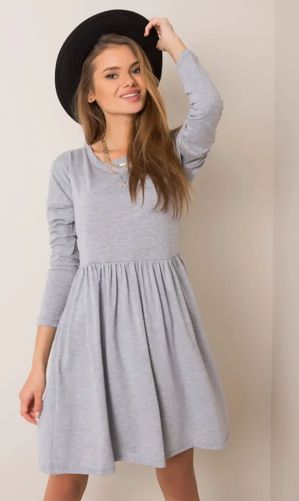 RUE PARIS Dress-RV-SK-5889.41P-gray