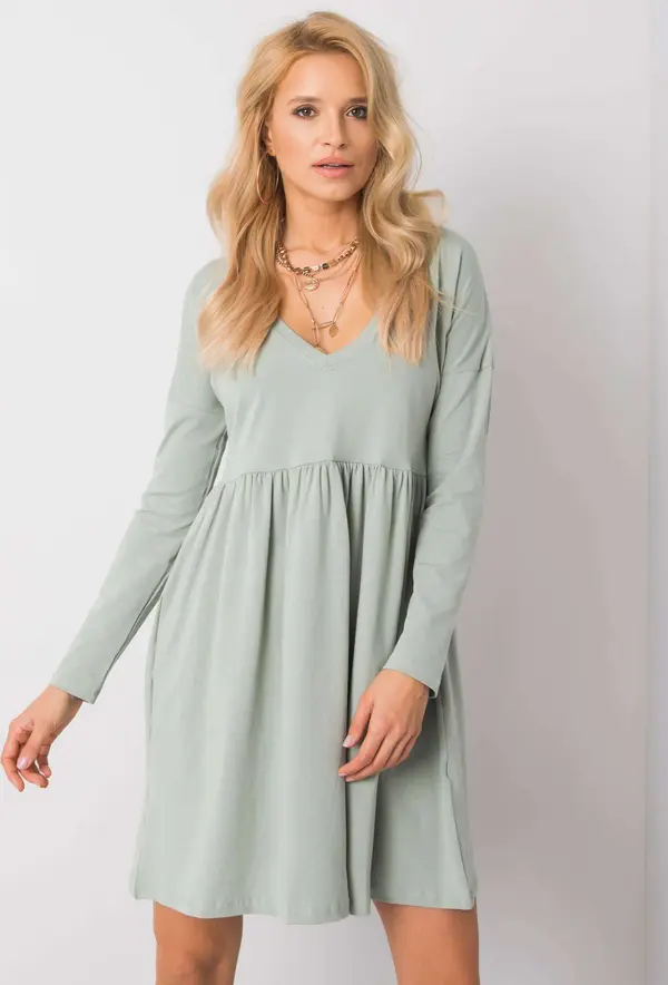 RUE PARIS Dress-RV-SK-6008.19X-Pistachio