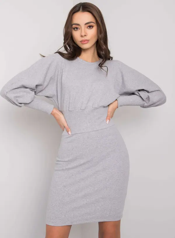RUE PARIS Dress-RV-SK-6079.65-gray