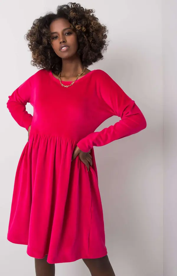 RUE PARIS Dress-RV-SK-6111.04X-Fuchsia