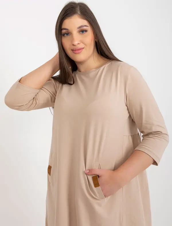 RELEVANCE Dress-RV-SK-6274.36P-camel
