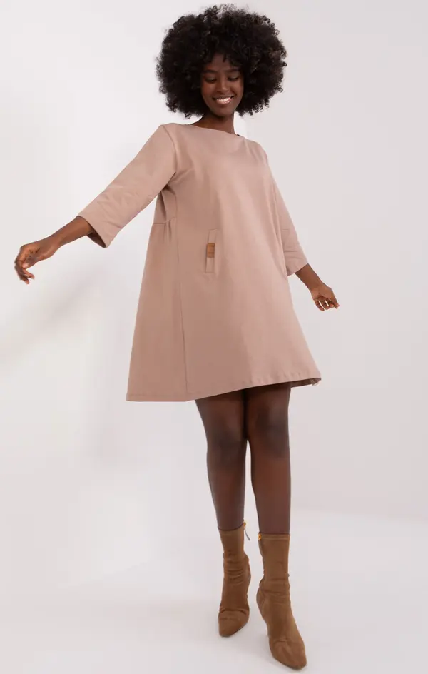 RELEVANCE Dress-RV-SK-6274.36P-dark beige