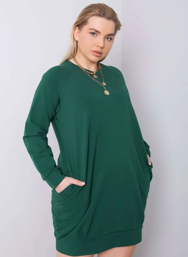 BASIC Feel Good Dress-RV-SK-6296.99-dark green