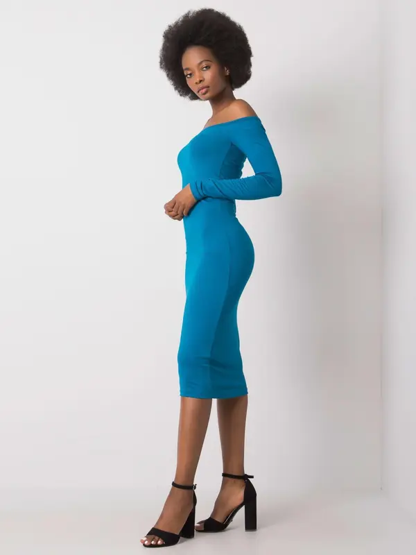 RUE PARIS Dress-RV-SK-6697.72P-Sea