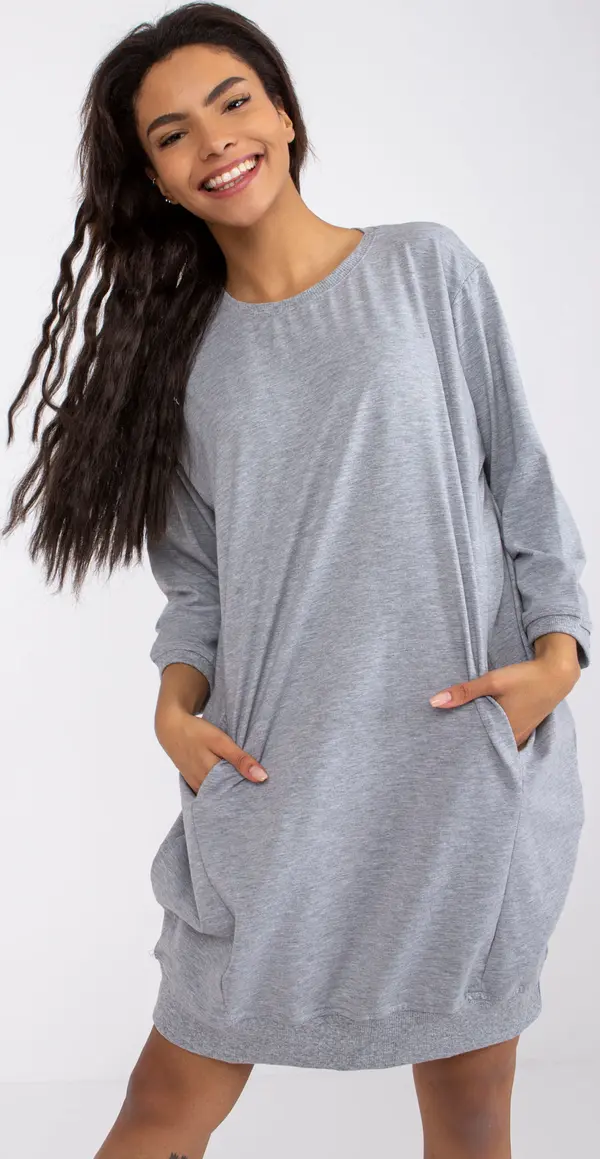 RELEVANCE Dress-RV-SK-6839.95-gray