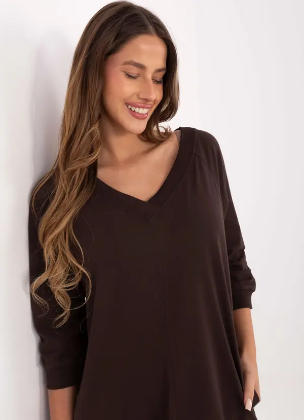 BASIC Feel Good Dress-RV-SK-7203.35P-dark brown