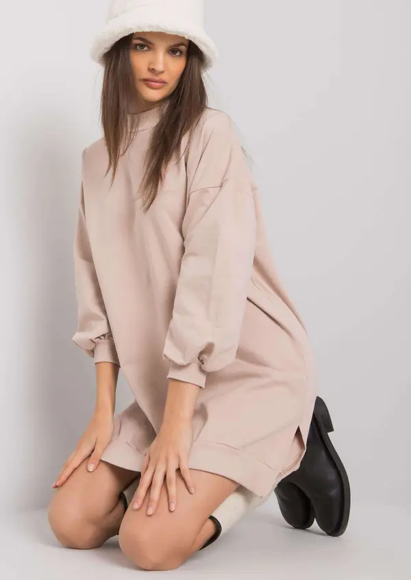 RUE PARIS Dress-RV-SK-7207.03-beige