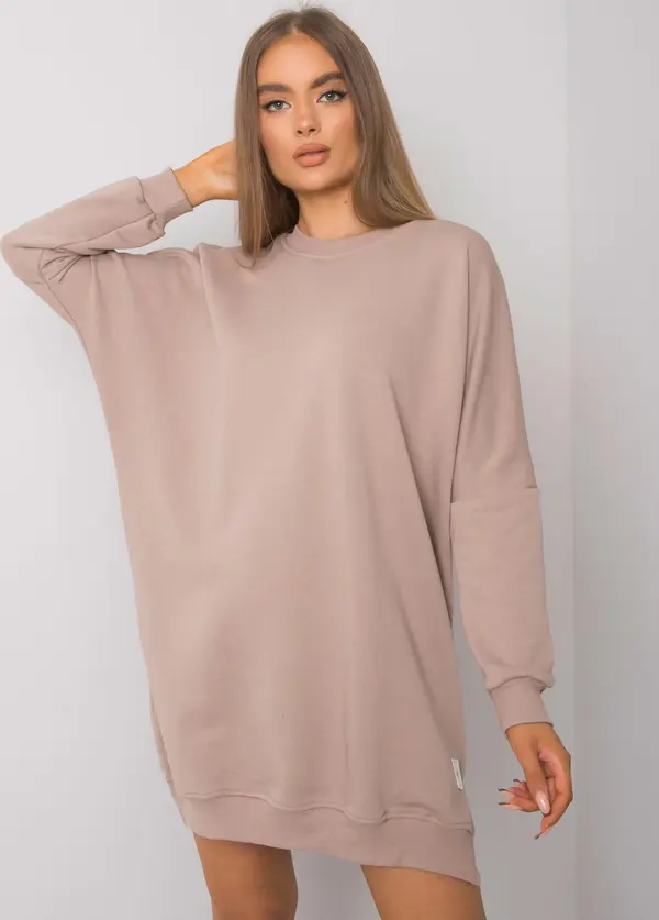 RUE PARIS Dress-RV-SK-7216.95-dark beige