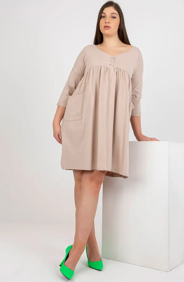 RELEVANCE Dress-RV-SK-8529.37P-beige