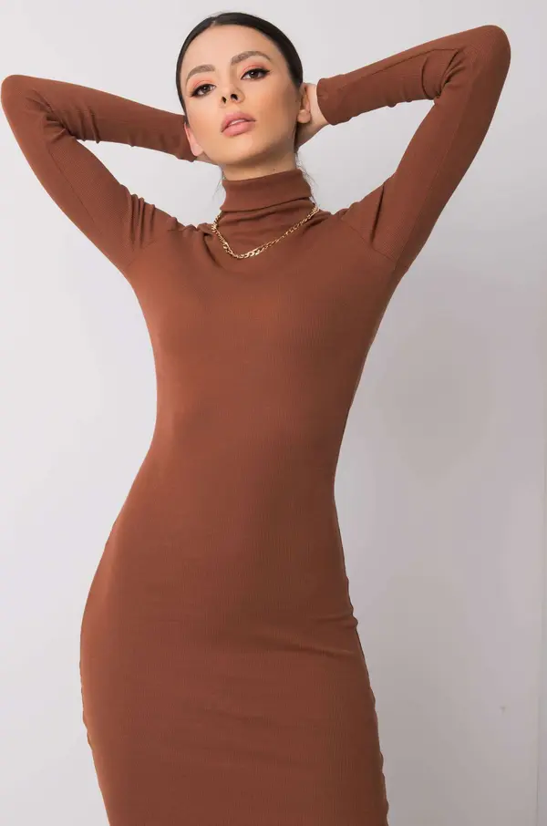 RUE PARIS Dress-RV-SK-R5133.07P-brown