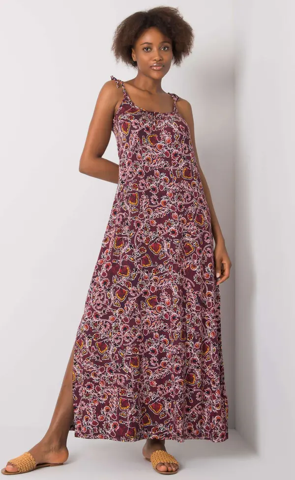 Factory Price Dress-TO-SK-1571.36P-burgundy