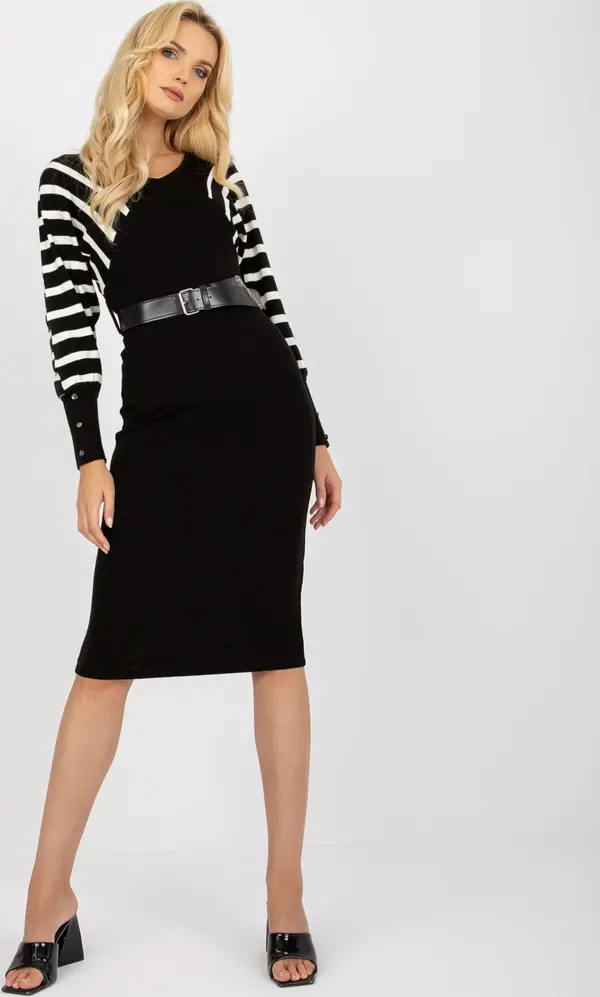 Och Bella Dress-TW-SK-BE-1540.22-black-white