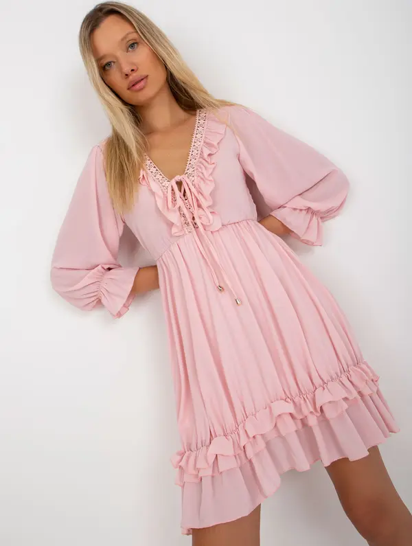 Och Bella Dress-TW-SK-BI-0761.92-light pink