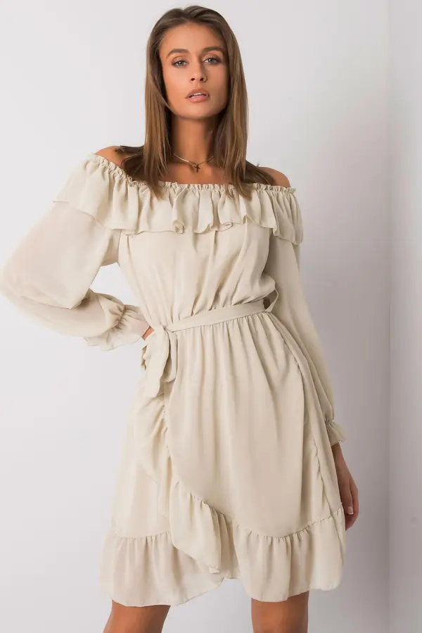 Och Bella Dress-TW-SK-BI-1203.72P-light beige