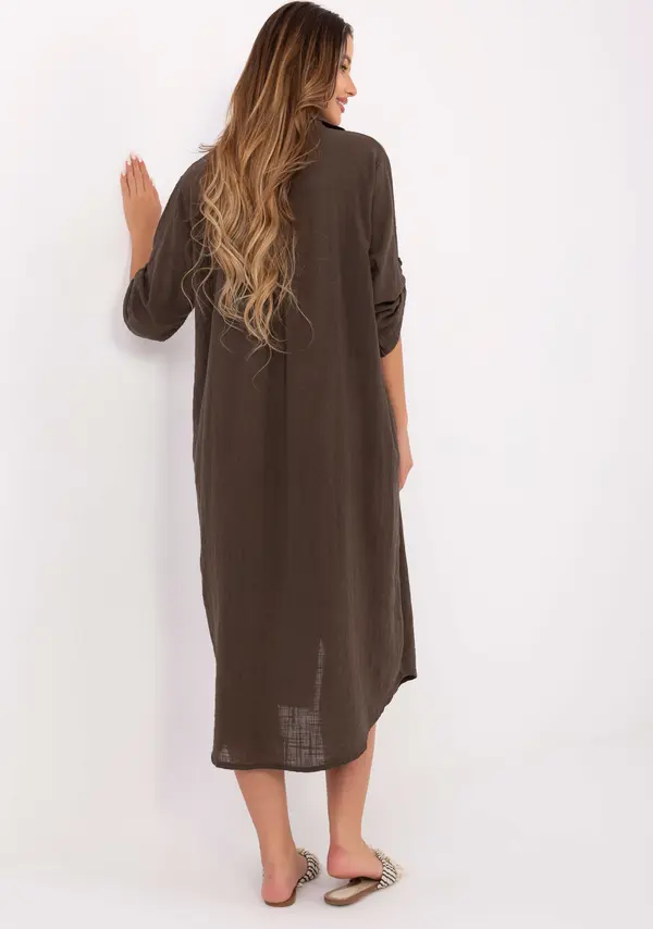 Och Bella Dress-TW-SK-BI-24135.81-dark brown