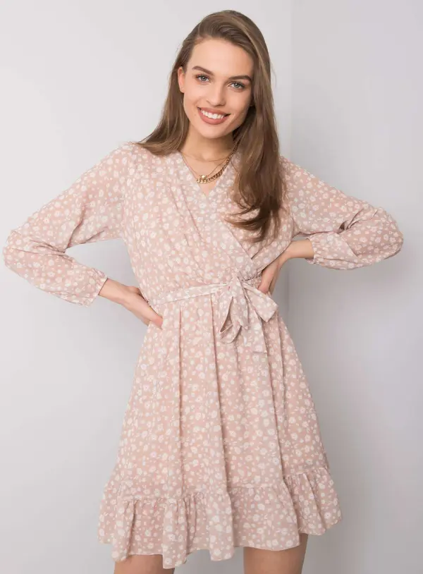 Och Bella Dress-TW-SK-BI-26329.20-beige