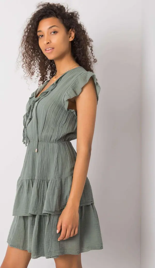 Och Bella Dress-TW-SK-BI-26594.36P-khaki