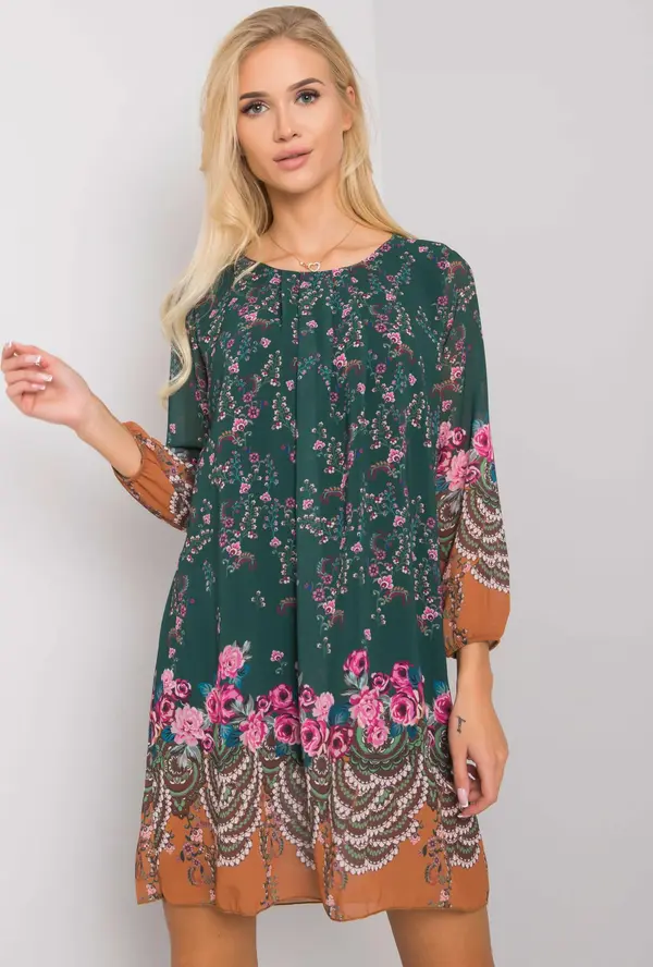 Och Bella Dress-TW-SK-BI-2667-1.72P-dark green
