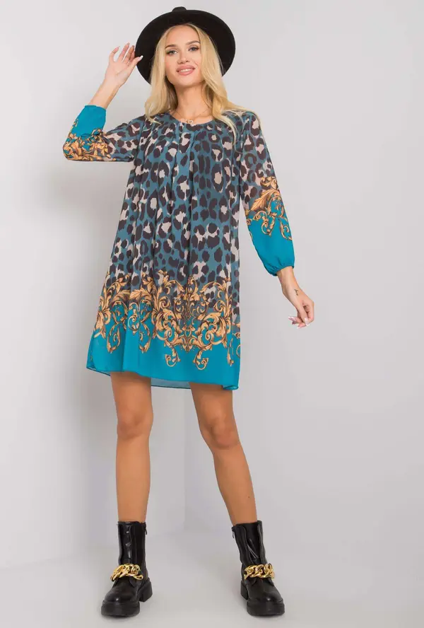 Och Bella Dress-TW-SK-BI-2667-2.92P-Sea