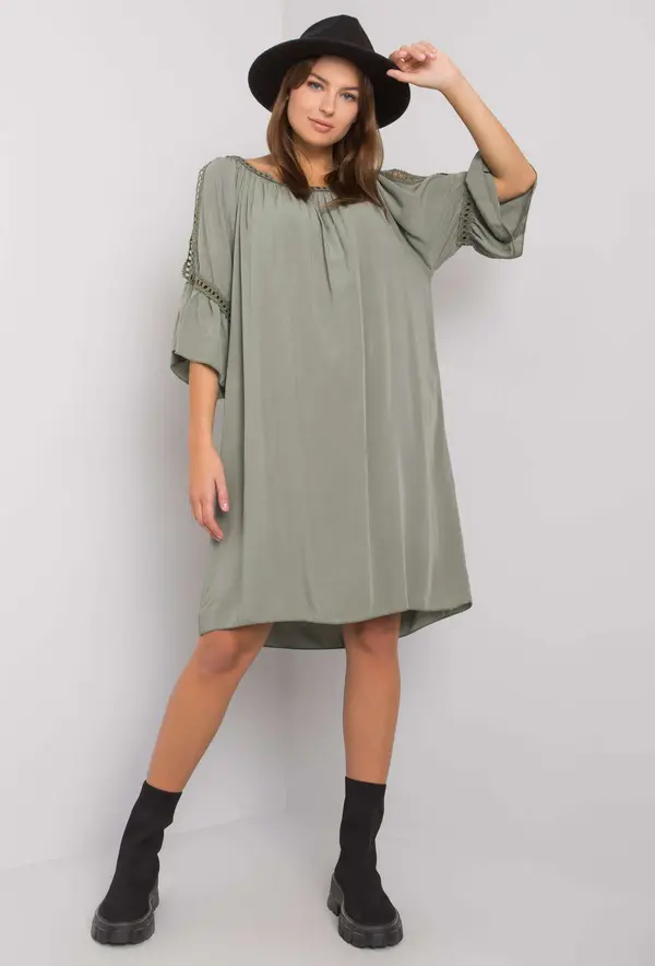 Och Bella Dress-TW-SK-BI-82314.48-khaki