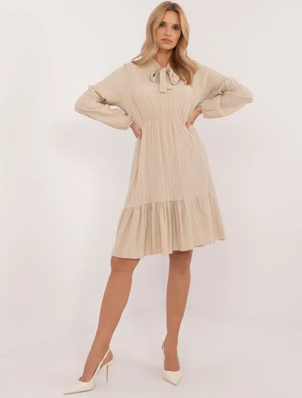 Och Bella Dress-TW-SK-BI-CB3331.88-beige
