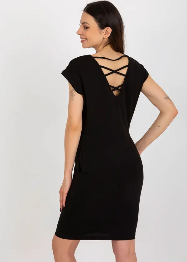 Och Bella Dress-TW-SK-BL-LK283.68P-black