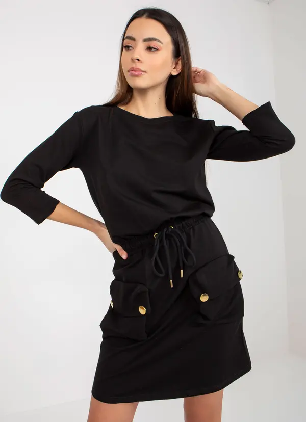 Och Bella Dress-TW-SK-OB-037.20-black