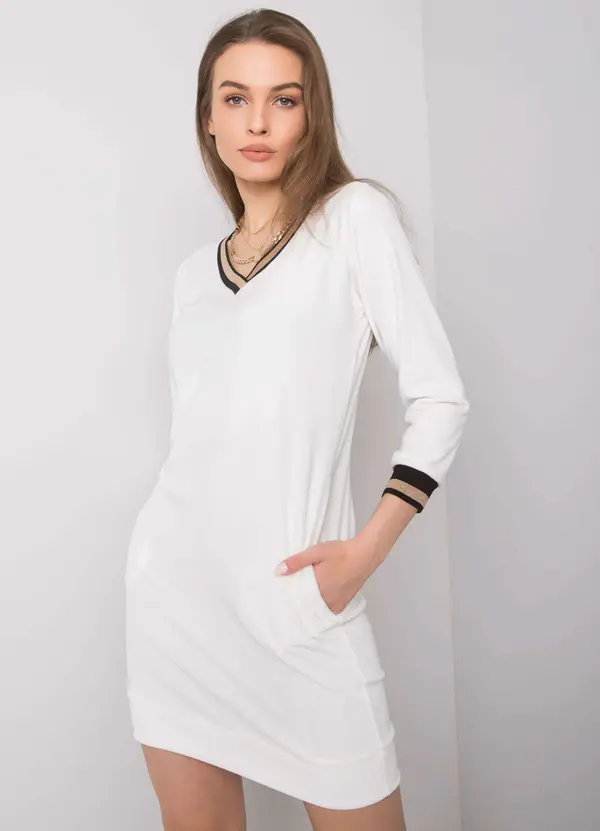 RUE PARIS Dress-WN-SK-001.09-ecru