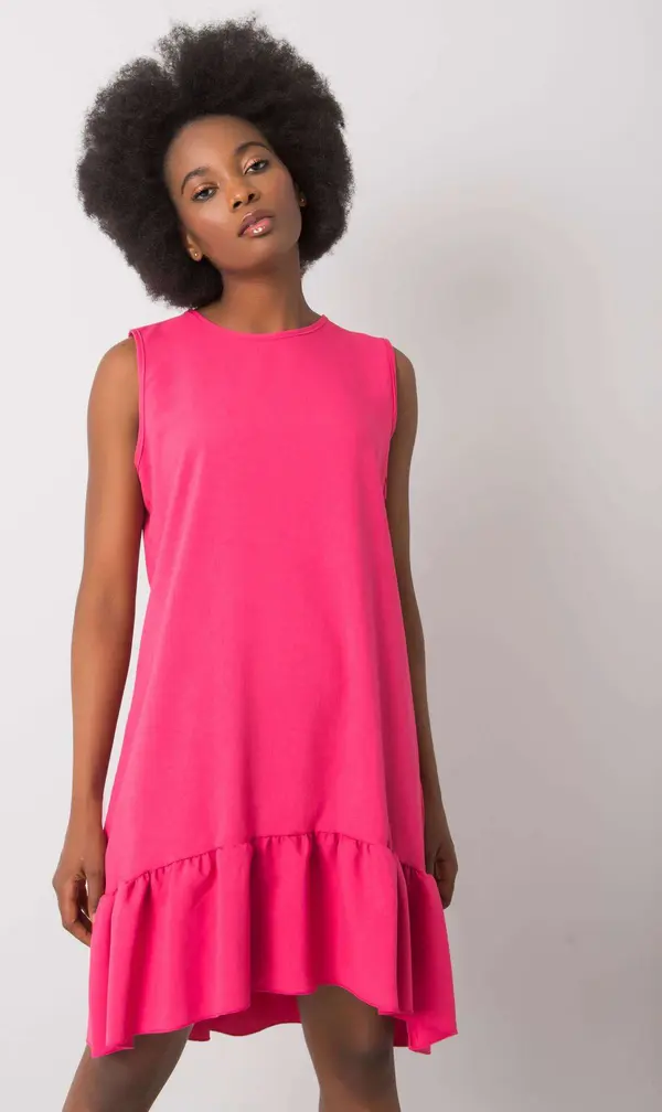 RUE PARIS Dress-WN-SK-701.81-dark pink