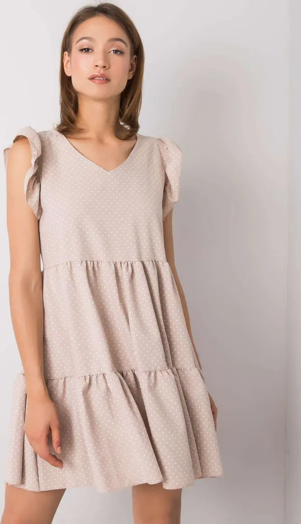 RUE PARIS Dress-WN-SK-703.77-beige
