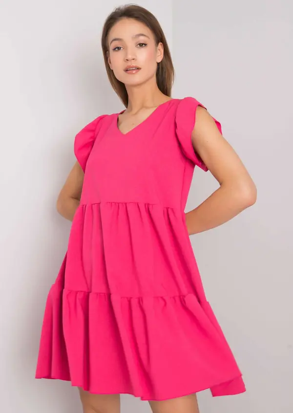 RUE PARIS Dress-WN-SK-704.83-dark pink