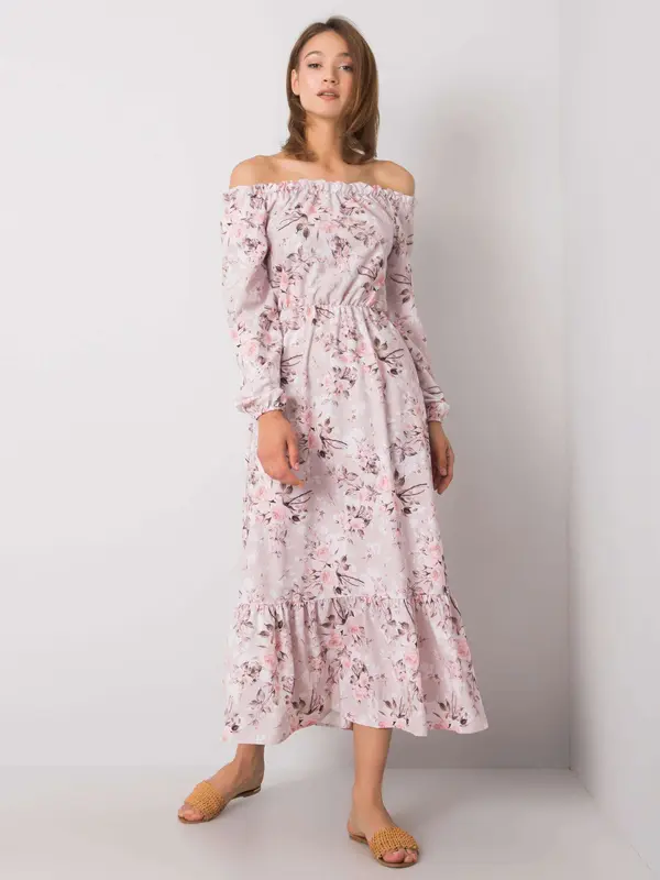RUE PARIS Dress-WN-SK-840-2.34P-light pink