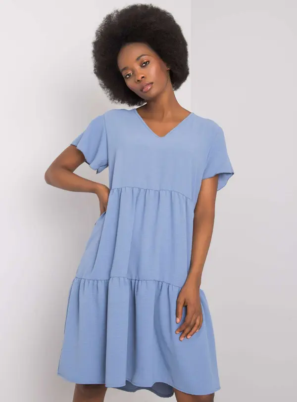 RUE PARIS Dress-WN-SK-842.01P-blue