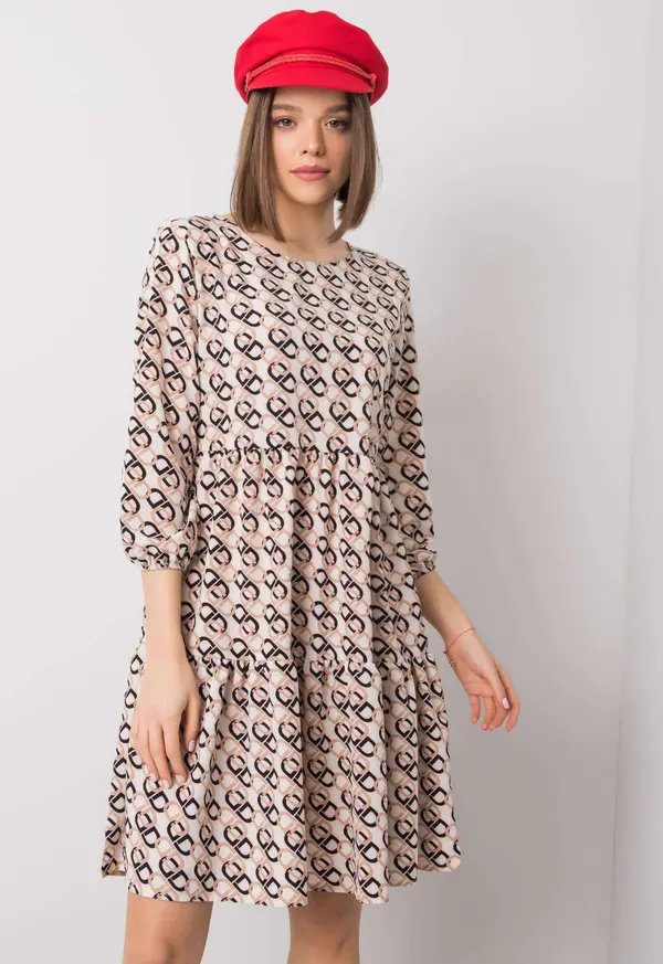 RUE PARIS Dress-WN-SK-R821-1.65-light beige