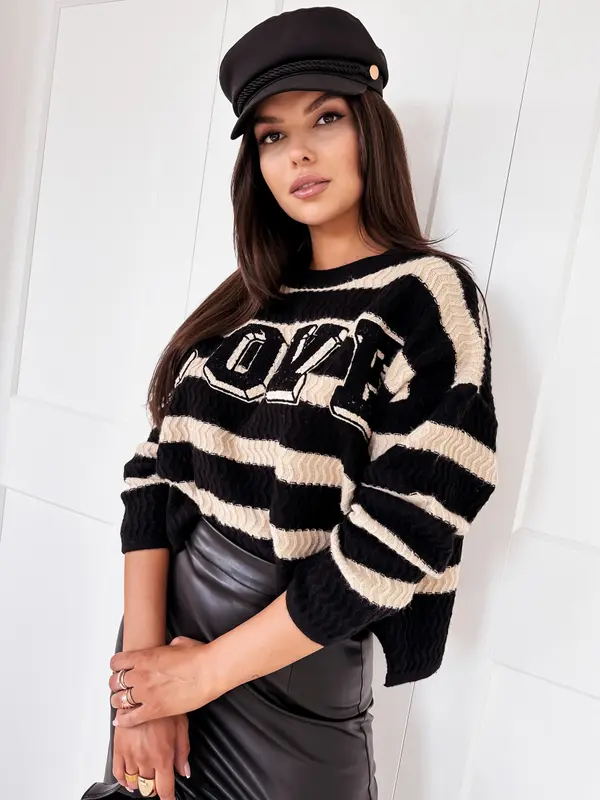 DStreet DStreet Sweter damski CHLOE czarny
