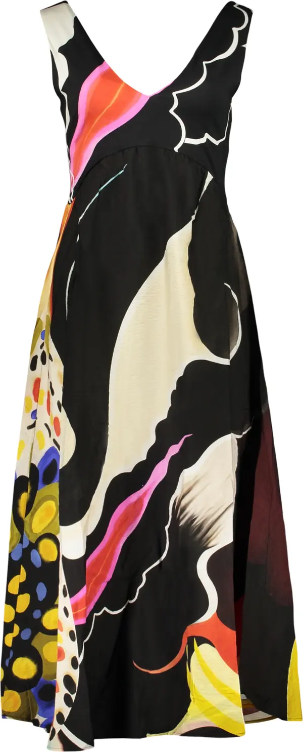 DESIGUAL Дълга черна рокля Desigual